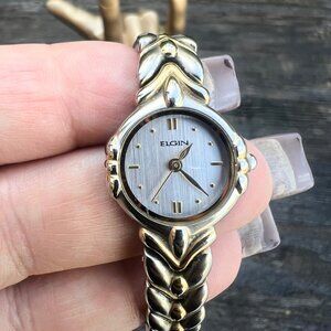 Elgin | Accessories | Vintage Elgin Ladies Cocktail Two Tone  display picture 2